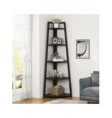 Стелаж кутовий 5-рівневий, чорний