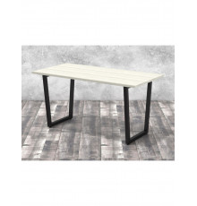 Стіл листовий Айсберг 08 чорний/білий MSMLOFT