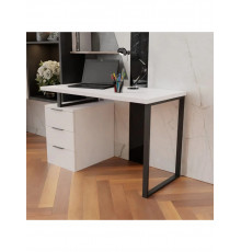 Стіл письмовий / комп'ютерний у стилі MSMLOFT, каркас металевий