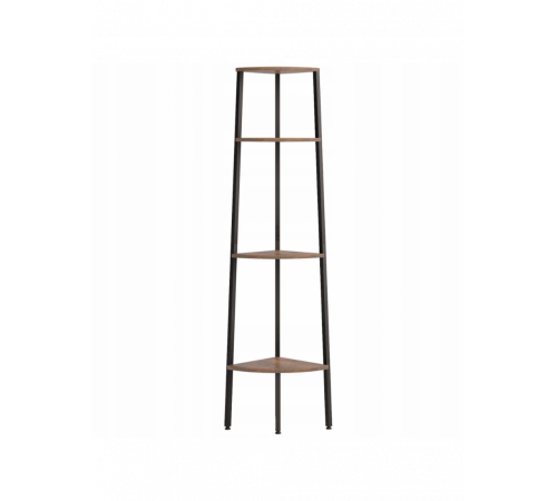 4-ярусний кутовий стелаж MSM Loft – містке рішення для кутового простору