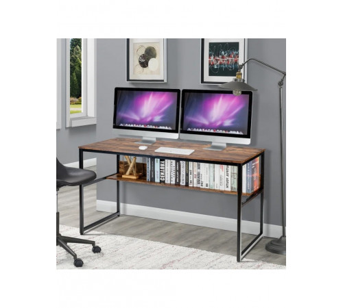 Комп'ютерний стіл на металевій основі