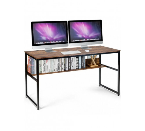 Комп'ютерний стіл на металевій основі