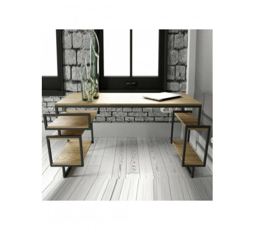 Письменный стол в стиле MSMLOFT, 140×60×75 см