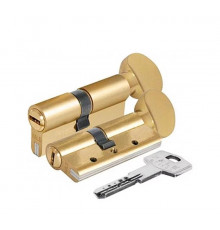 Цилиндр Kale 164 DBNEM 26+10+32;68mm латунь, 5 ключей, с вертушкой на длинной стороне