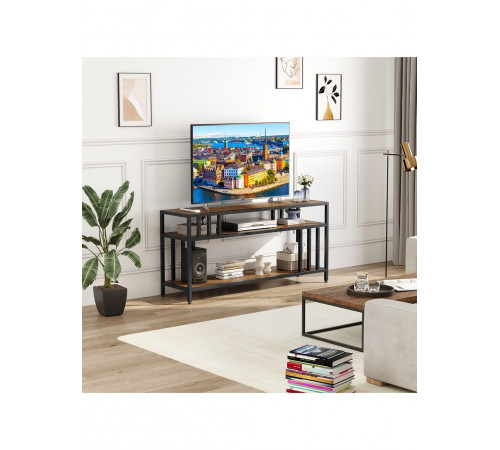 Подставка до 75″ с открытыми полками – MSMLOFT