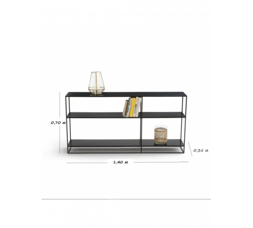 Консоль у стилі MSMLOFT (металевий каркас)