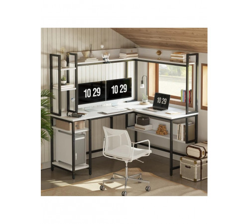 Комп’ютерний кутовий стіл Vouaux L‑подібний