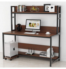 Стол компьютерный в стиле MSMLOFT, каркас металлический.