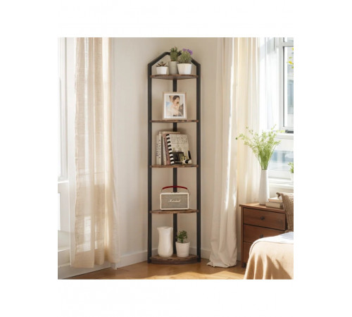 Угловой стеллаж Tieasha – 177×28,5×28,5 см, LOFT дизайн
