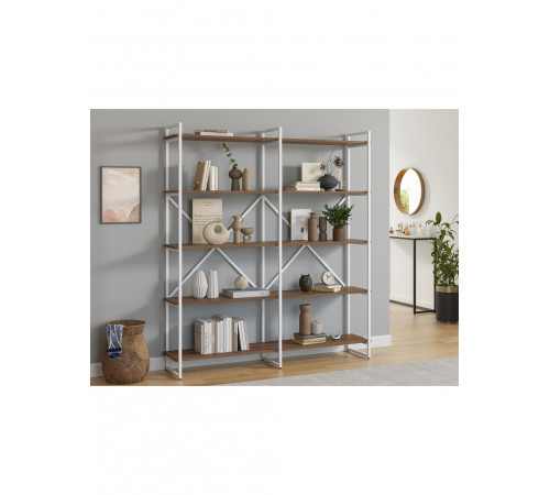 Стеллаж "Мальборк" MSM - геометрический лофт-стеллаж 182×160×30 см