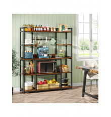 Стелаж для зберігання з 11 гачками 5-ярусний