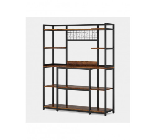 Стелаж для зберігання з 11 гачками 5-ярусний