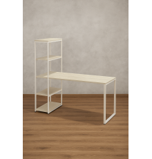 Стіл-стелаж Айсберг 01 Білий/білий MSMLOFT