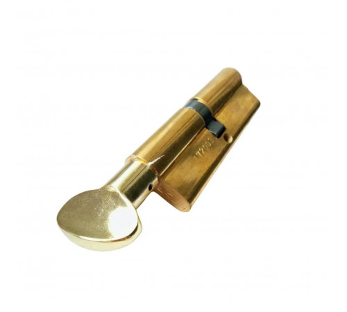 Цилиндр Kale BMЕ 35х10х45= 90мм, латунь с вертушкой на длинной стороне