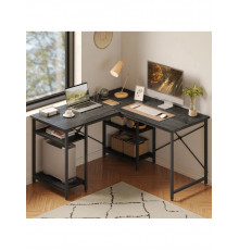 Письмовий стіл "Haigh" L-подібної форми з полицями