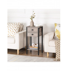 Висока тумбочка з 2 ящиками та поліцею