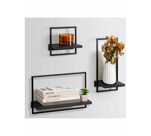 Комплект з трьох настінних полиць від МСМ