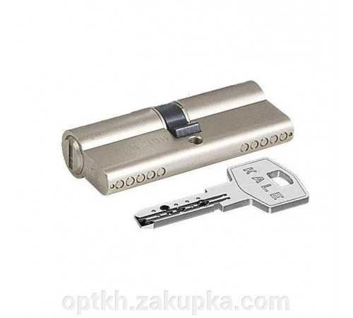 Цилиндр Kale 164 BNE 35+10+45=90 мм, 5 ключей, с покрытием никель