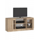 Тумба под телевизор 120 см с 2 дверями — дуб Сонома