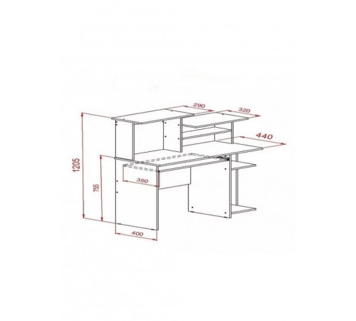 Комп’ютерний стіл Mosconі