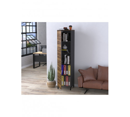 Шкаф офисный LT-450-1900 (антрацит) — MSMLOFT