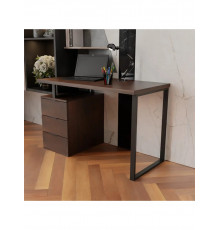 Стіл письмовий / комп'ютерний у стилі MSMLOFT, каркас металевий