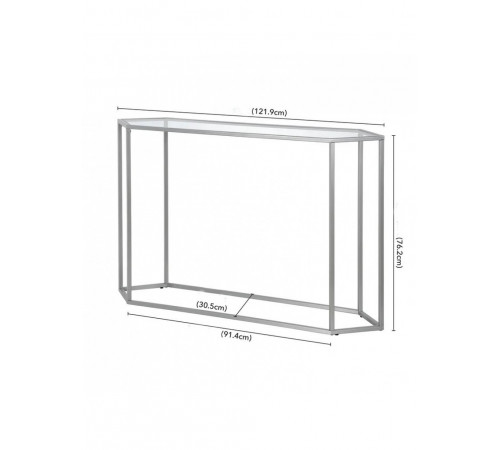 Скляний консольний стіл Cristina