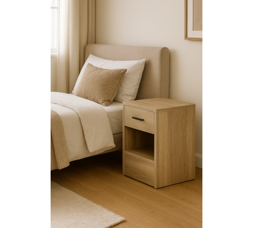 Маленькая тумбочка с открытой полкой