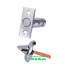 Задвижка для входной двери односторонняя врезная Арико хром