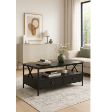 Журнальний столик 100x51 чорний