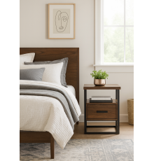 Тумба ночная металлическая 500х500х400 мм.