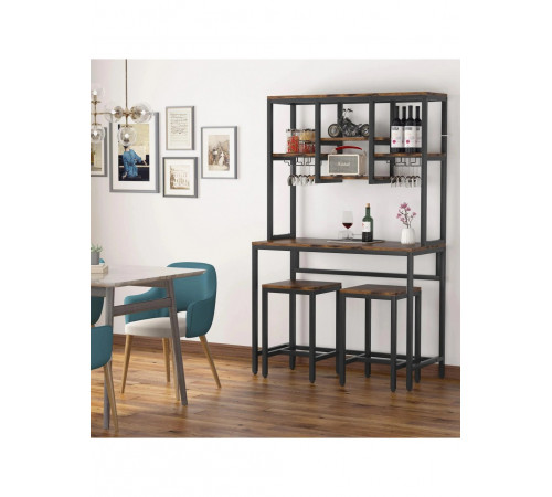 Стіл барний з 2 барними стільцями