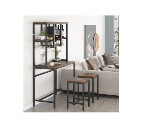 Стіл барний з 2 барними стільцями