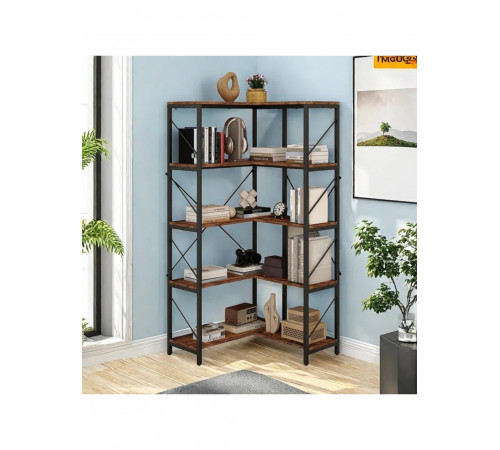 5-ярусний кутовий стелаж "Sukanya" MSM - містке рішення для спальні або вітальні.