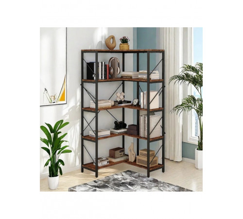 5-ярусний кутовий стелаж "Sukanya" MSM - містке рішення для спальні або вітальні.