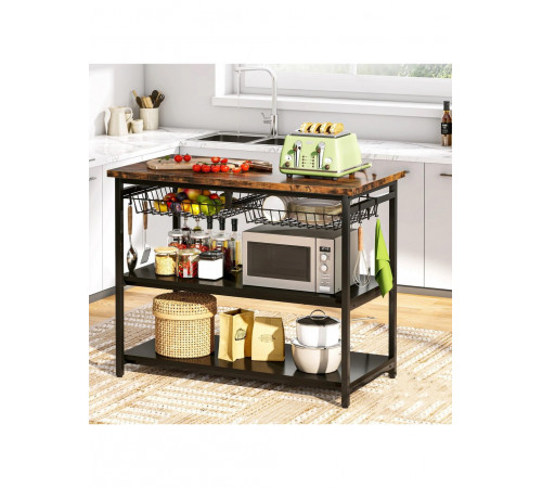 Кухонний органайзер 3-рівневий з полицями — стильне рішення для кухні