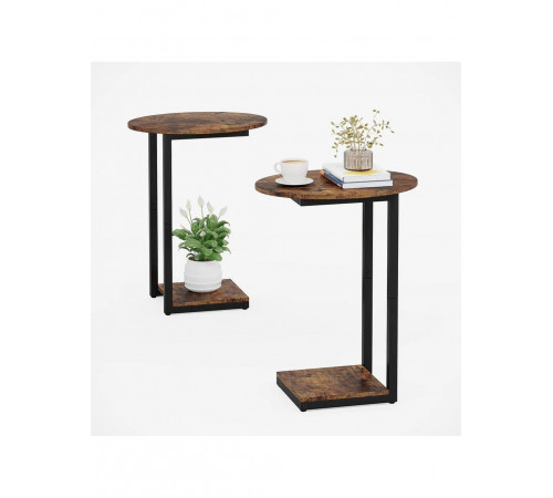 C-подібний набір невеликих бокових столиків – 65х40х24 см.