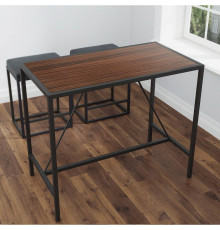 Обеденный стол с металлическим каркасом Riley