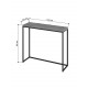 Консоль Айсберг Лофт (білий/графіт) MSMLOFT