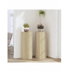 Підставки для рослин, 2 шт., дуб сонома