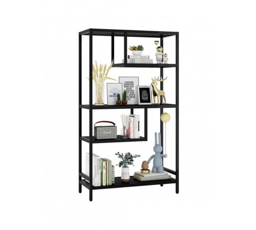 Стелаж з 5 відкритими полицями — металевий каркас, 178×100×33 см