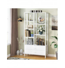 Стелаж Etagere 8 з полицями та 2-ящиками, білий