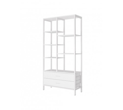 Стеллаж Etagere 8 с полками и 2-мя ящиками, белый