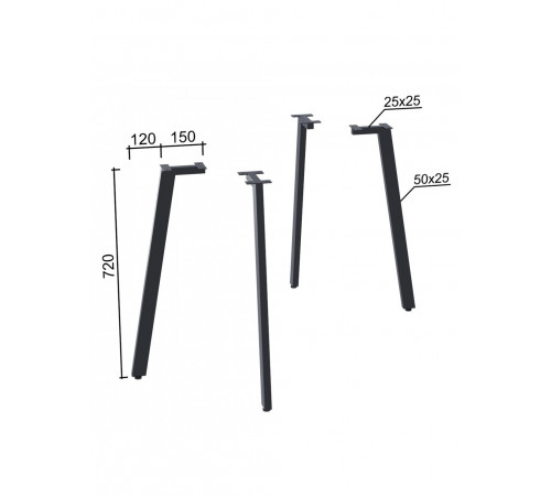 Стол обеденный Ленард – MSMLOFT (120×75,2×65)