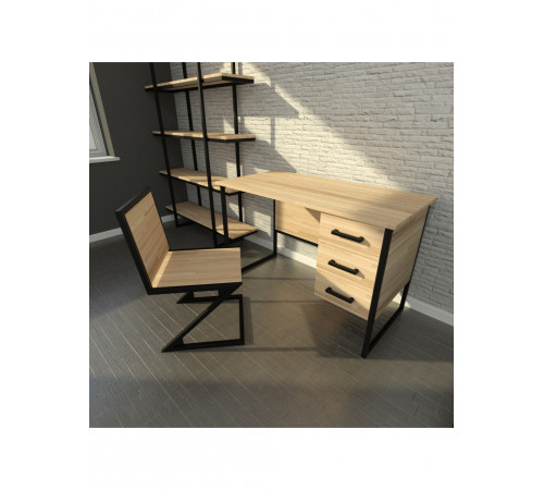 Письмовий стіл у стилі Loft для офісу — 120 × 60 × 76 см