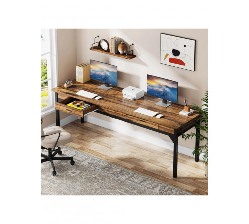 Письмовий стіл із 2 ящиками 82×200×60 см — MSMLOFT