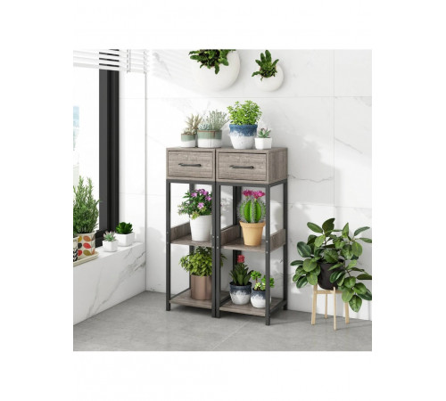 3-ярусна підставка для рослин із ящиком