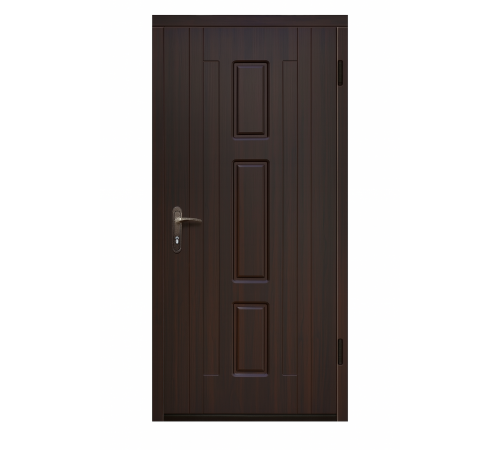 Вхідні двері Вулкан 960×2050 мм з МДФ накладками та двома замками, ліва