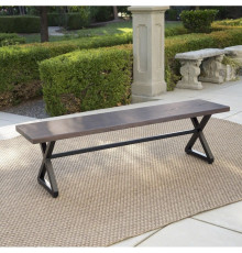 Скамейка отдыха на открытом воздухе с X-образной рамой, табурет для коридора