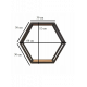Шестигранная полка лофт 30×30 от MSM